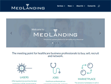 Tablet Screenshot of medlanding.com